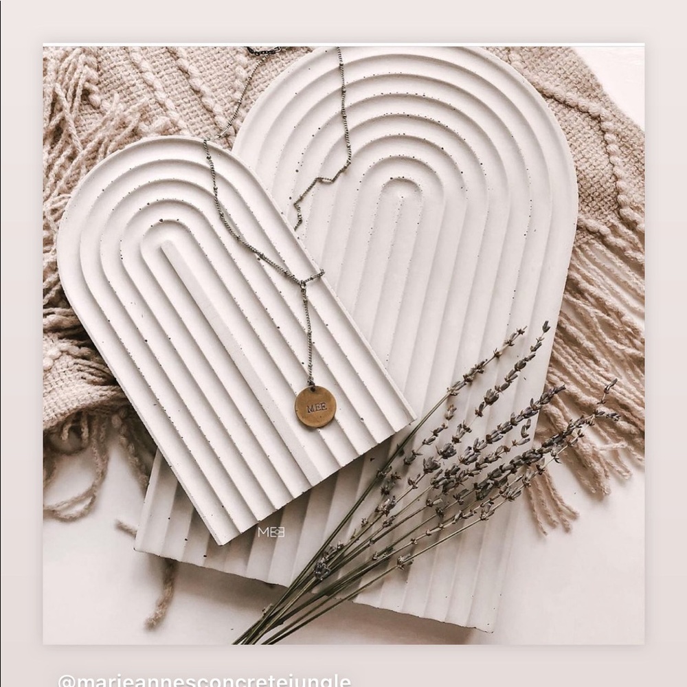 Cement Rainbow Boho Trays Arches